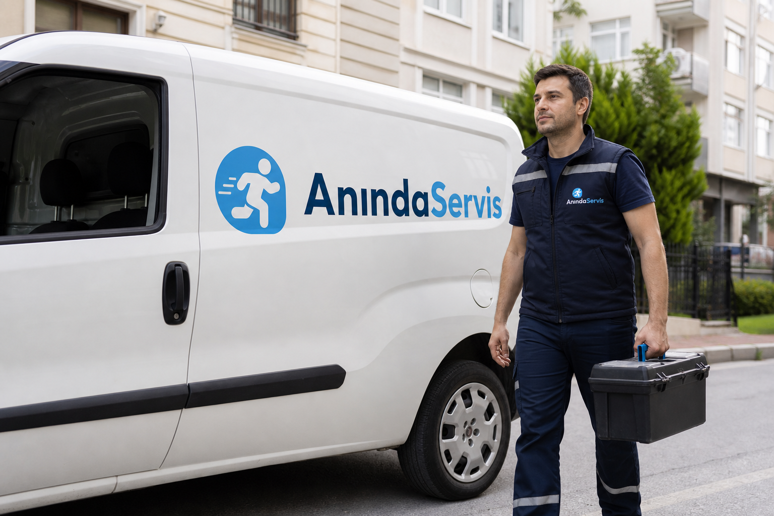 Anında Servis markalı servis aracı - İstanbul Siemens Beyaz Eşya Servisi